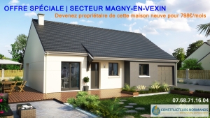 Offre spéciale Terrain + Maison sur le secteur de Magny-en-Vexin